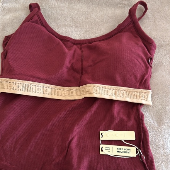 OGL Soft Brushed Ribbed “Brami” Top - Viscose/Spandex - M Ruby BNWT - Picture 7 of 8